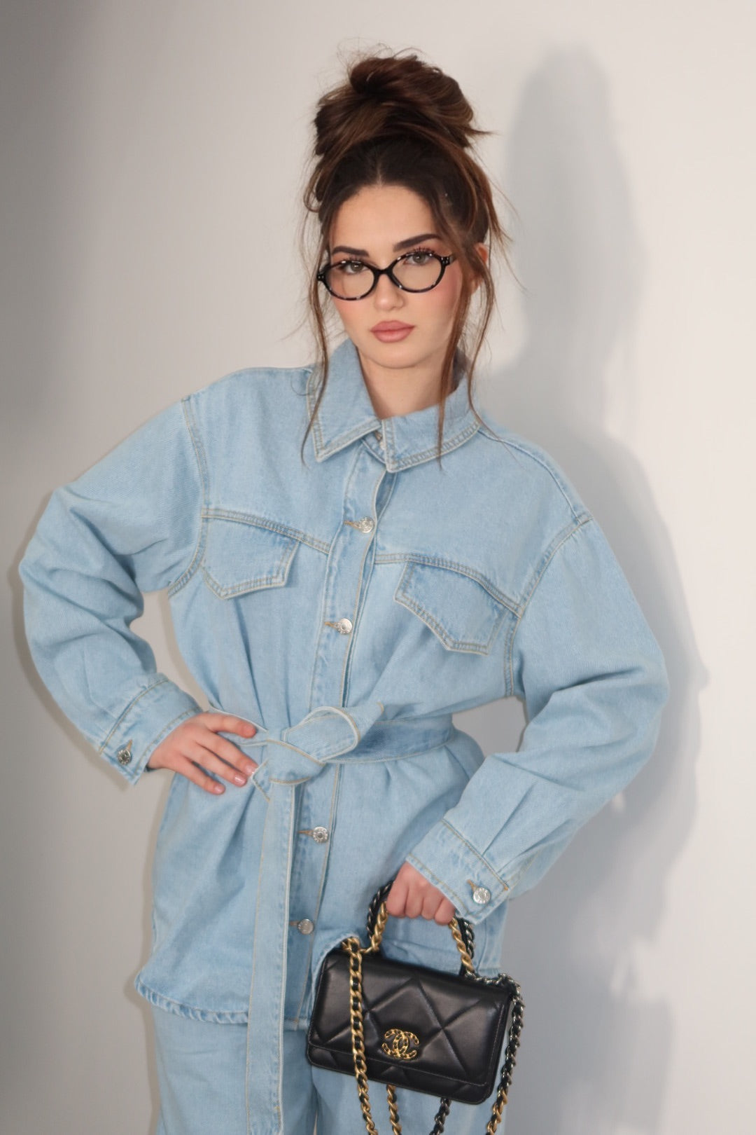 Coordinato Denim Lavaggio Chiaro